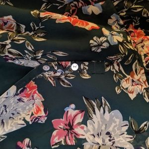 Green Flowery Boho Dress